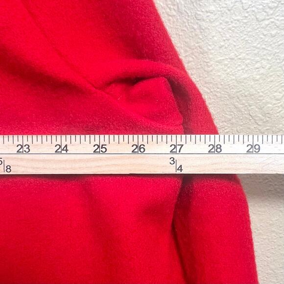 Vintage Skookum Letterman Red Virgin Wool Jacket Mens 52 Hunting Coat - Picture 10 of 12